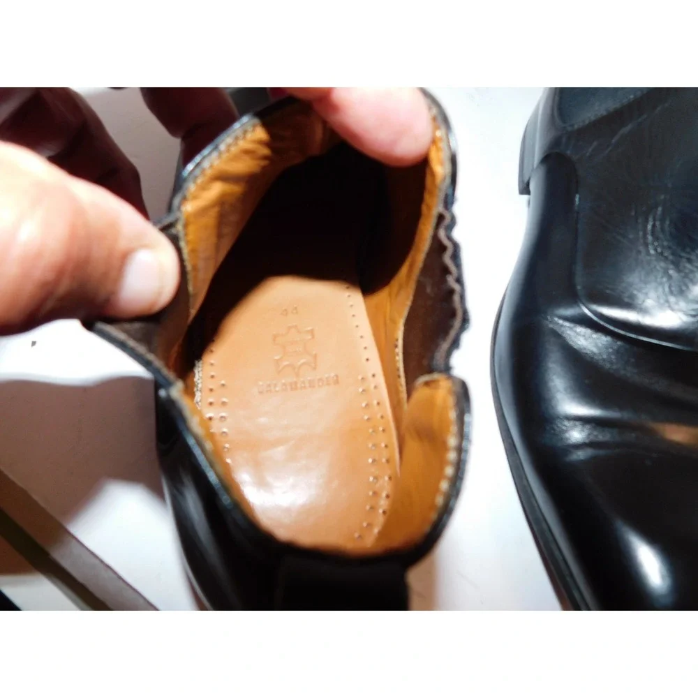 Kenzo Black Leather Ankle Boots sz US 9